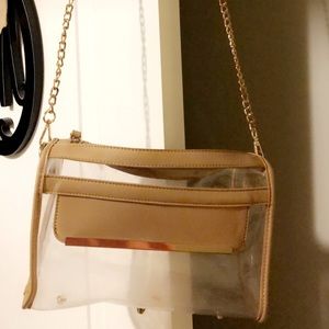 Clear gameday shoulder bag